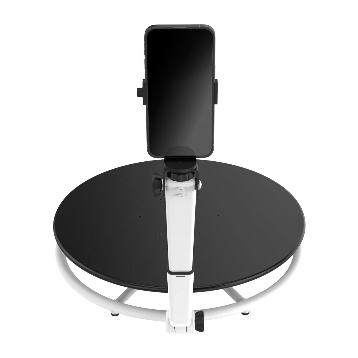 Guests on the 360 video booth platform at a Michigan wedding