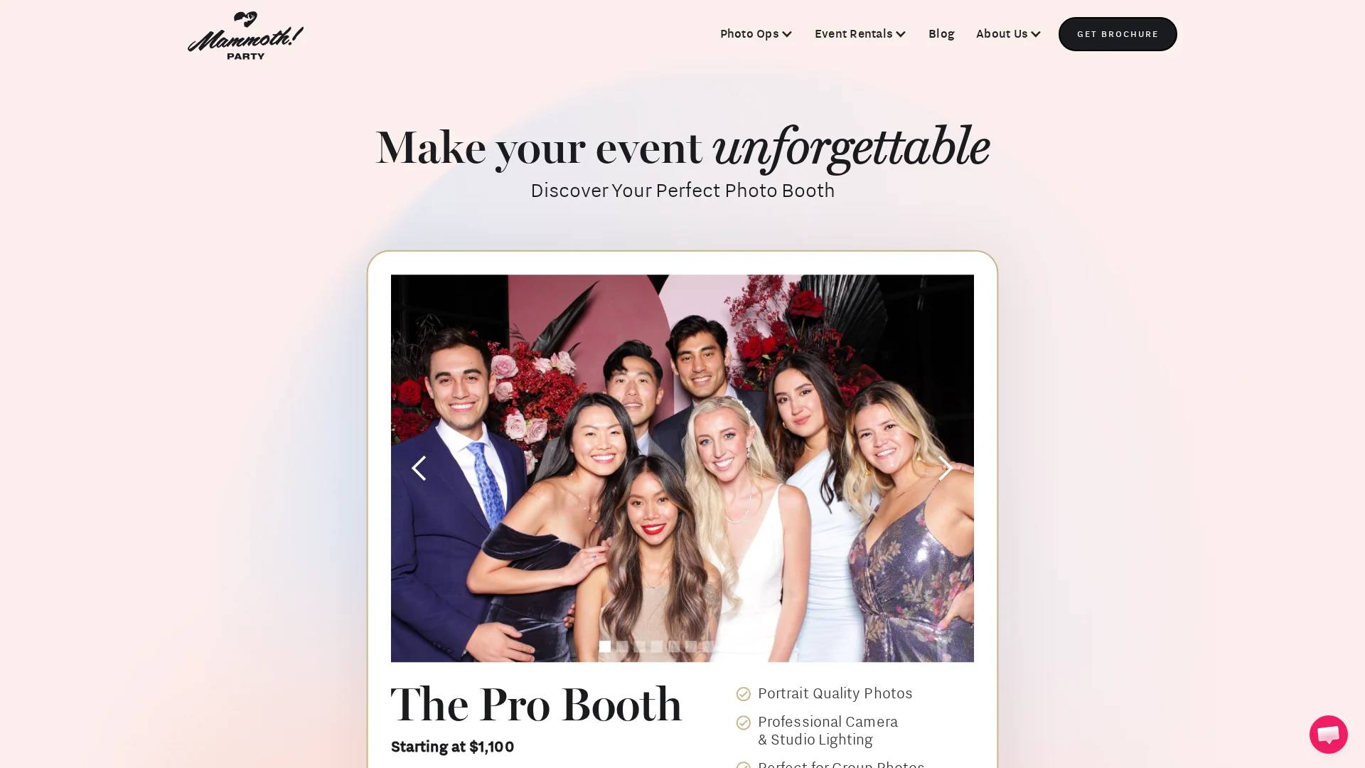 Mammoth Photo Booths &amp; Brand Activations